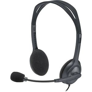 Logitech Stereo Headset H111 - Black (3.5 MM JACK)